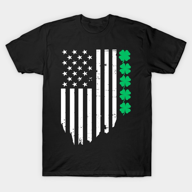 St Patrick's Day Flag T-Shirt by Mojakolane